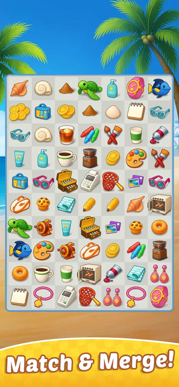 Merge Beach : Gossip & Mystery Hack screenshot 11 - game app interface