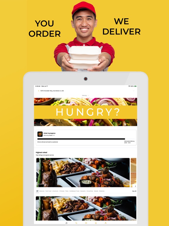 Ave Eats iPad screenshot 2 - Food & Drink app