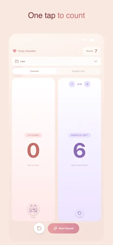 Crochet Counter: Cozy Tracker screenshot 1 of 4