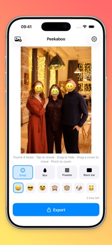 Peekaboo: Hide Faces screenshot
