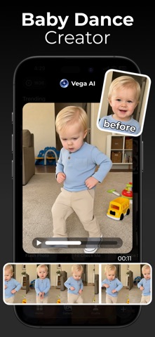 Vega AI: Photo & Video Editor iPhone screenshot