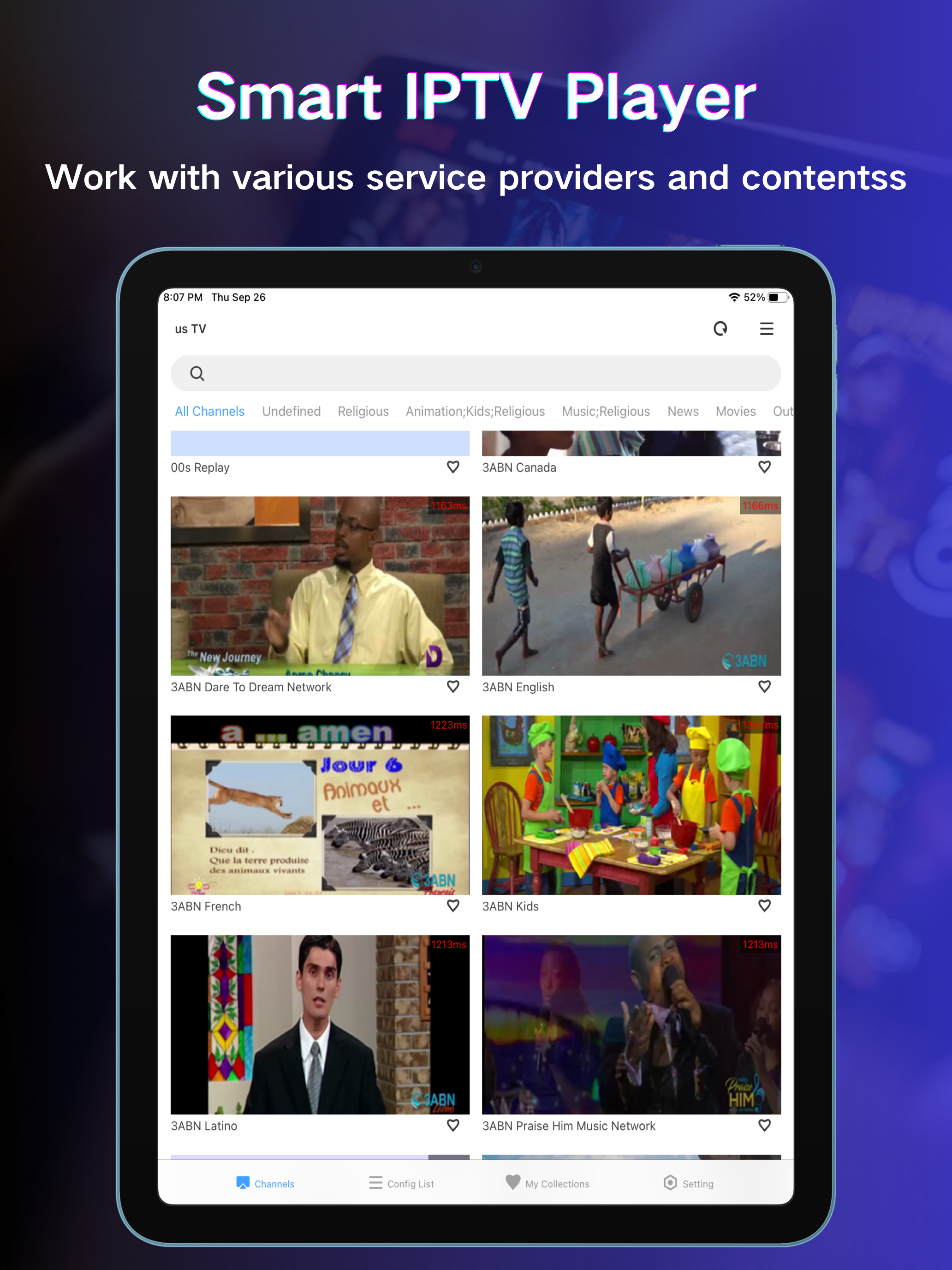 IPTV Live -  Stream TV & Show