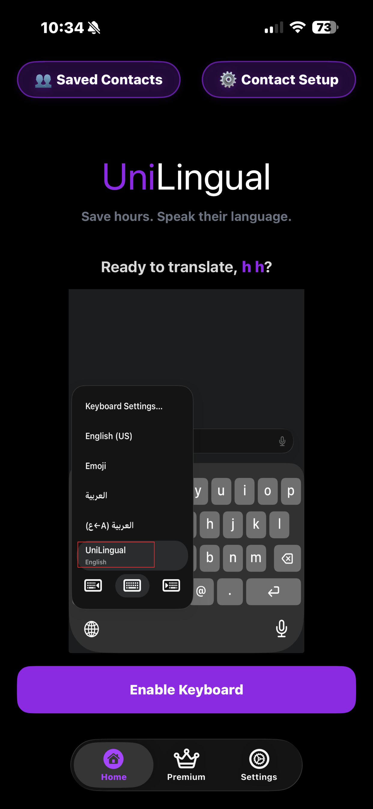 UniLingual screenshot 3