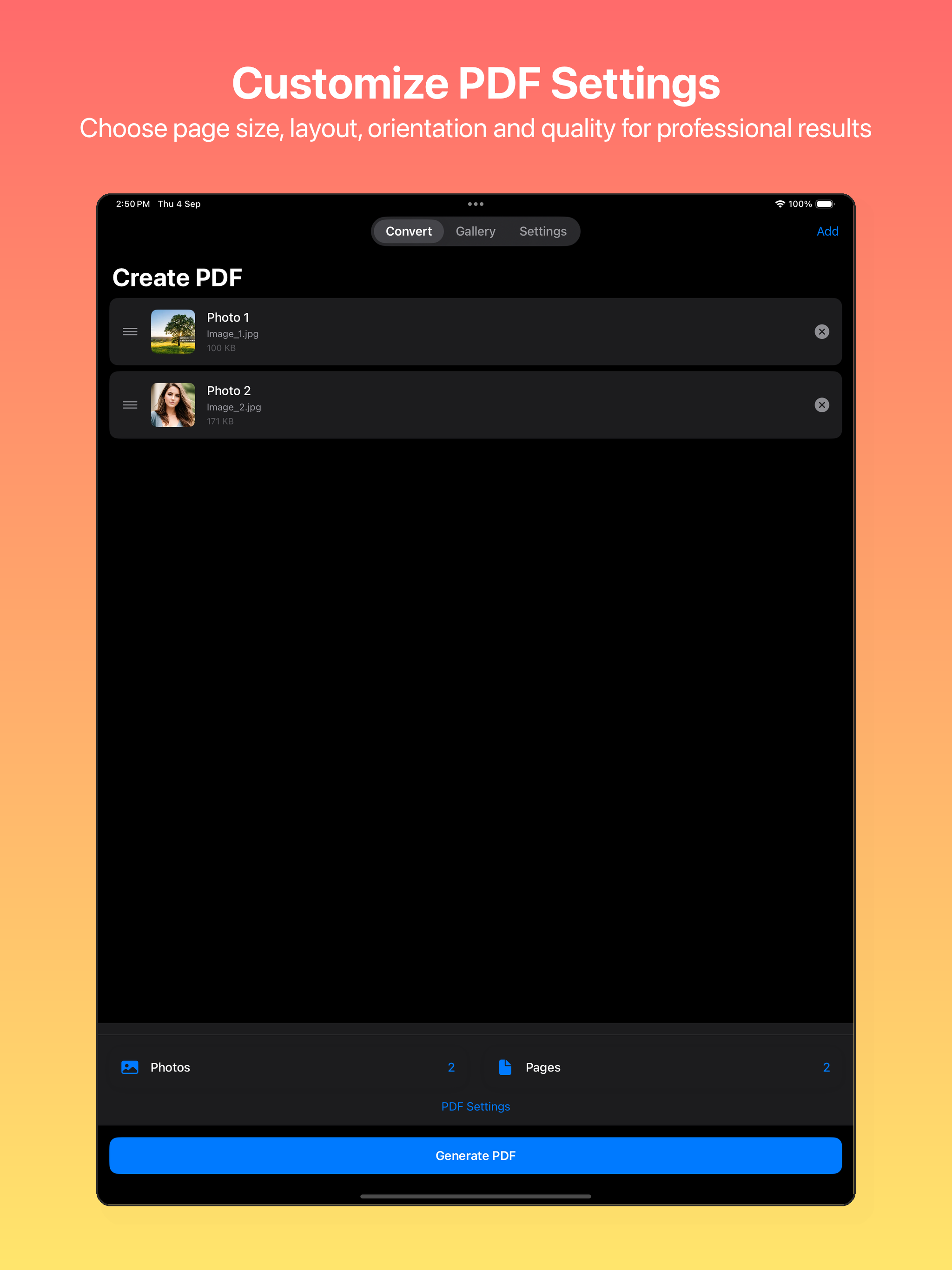 Photo to PDF AI Converter