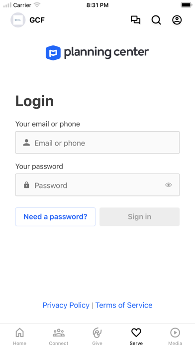 App screenshot