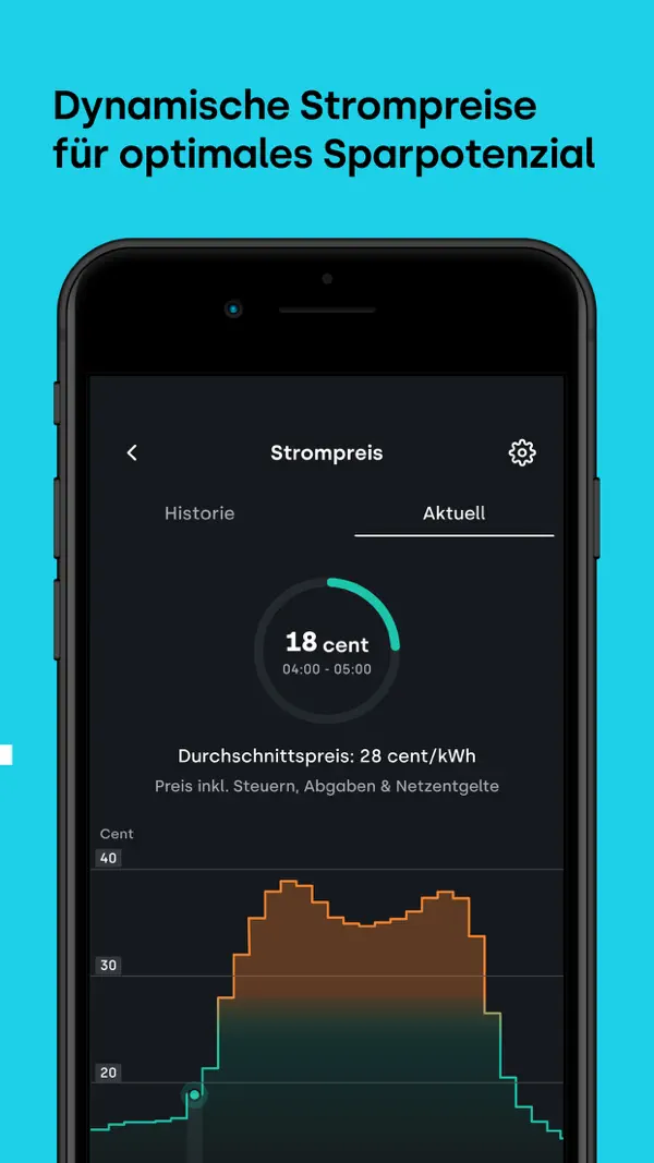 Tibber – Ökostrom iPhone App Screenshot 3 – Finanzen