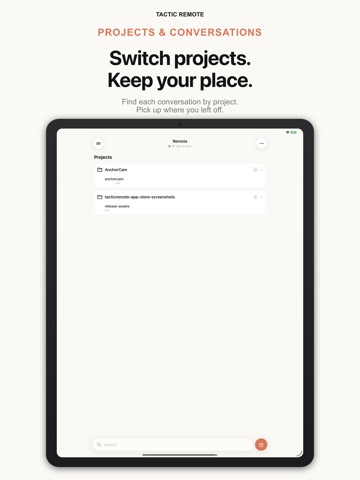 Tactic Remote: AI Coding iPad screenshot 4