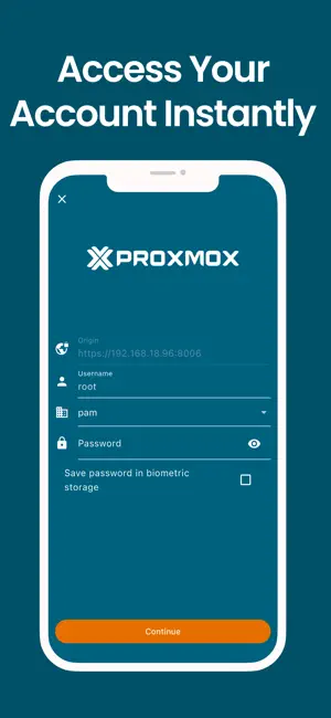 Proxmox VE Companion iPhone screenshot 4