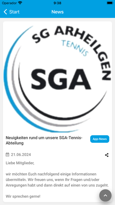 SGA Tennis Screenshot