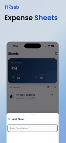 Hisab – Expense Management Screenshot 1 of 5