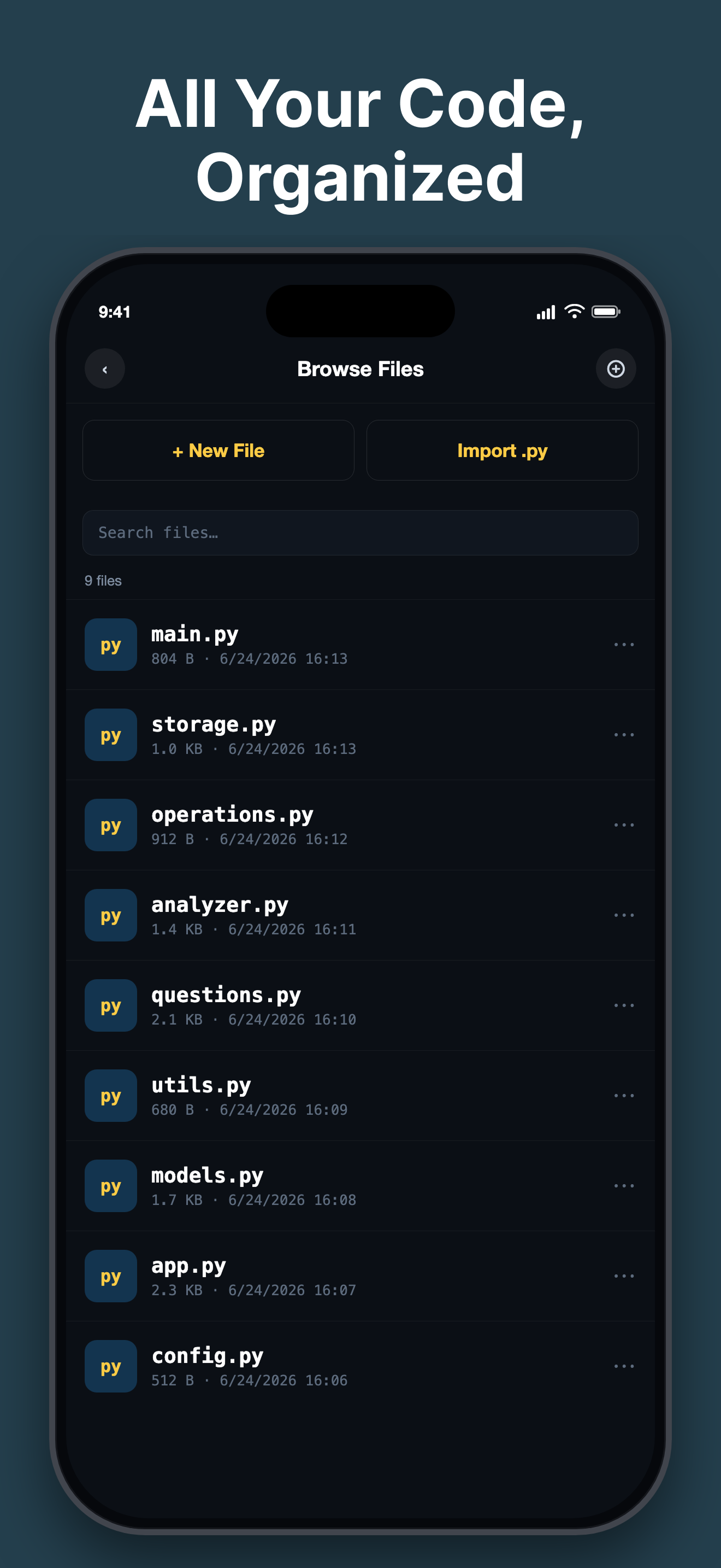 Python ⁺ Code Compiler IDE App
