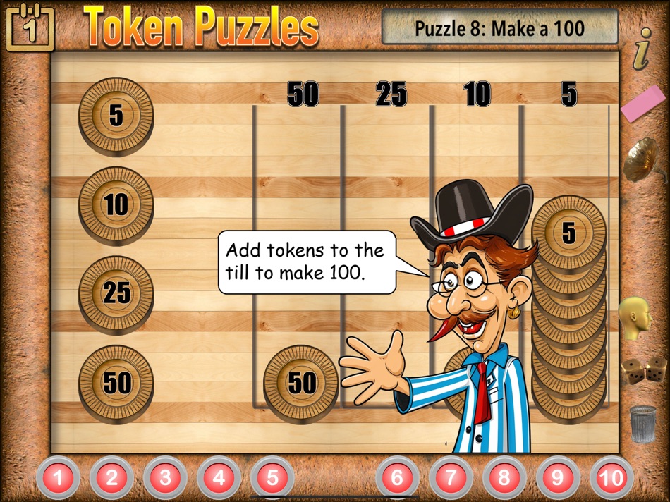 #6. Token Puzzles (iOS) 由: Ventura Educational Systems