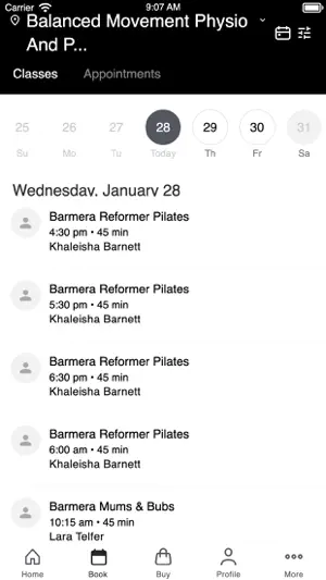 Balanced Movement Pilates screenshot 2