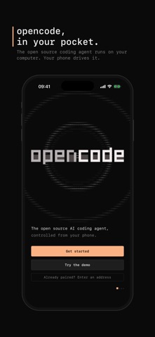 opencode companion iPhone screenshot 1