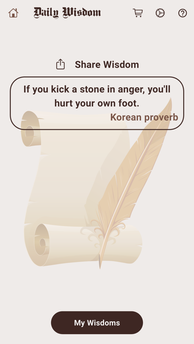 The Daily Wisdom Screenshot