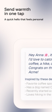 MemoCue: Personal CRM Tracker Screenshot 4 of 7