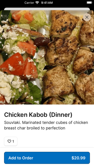 Sarah Greek Cuisine iPhone screenshot 4 - Food & Drink app