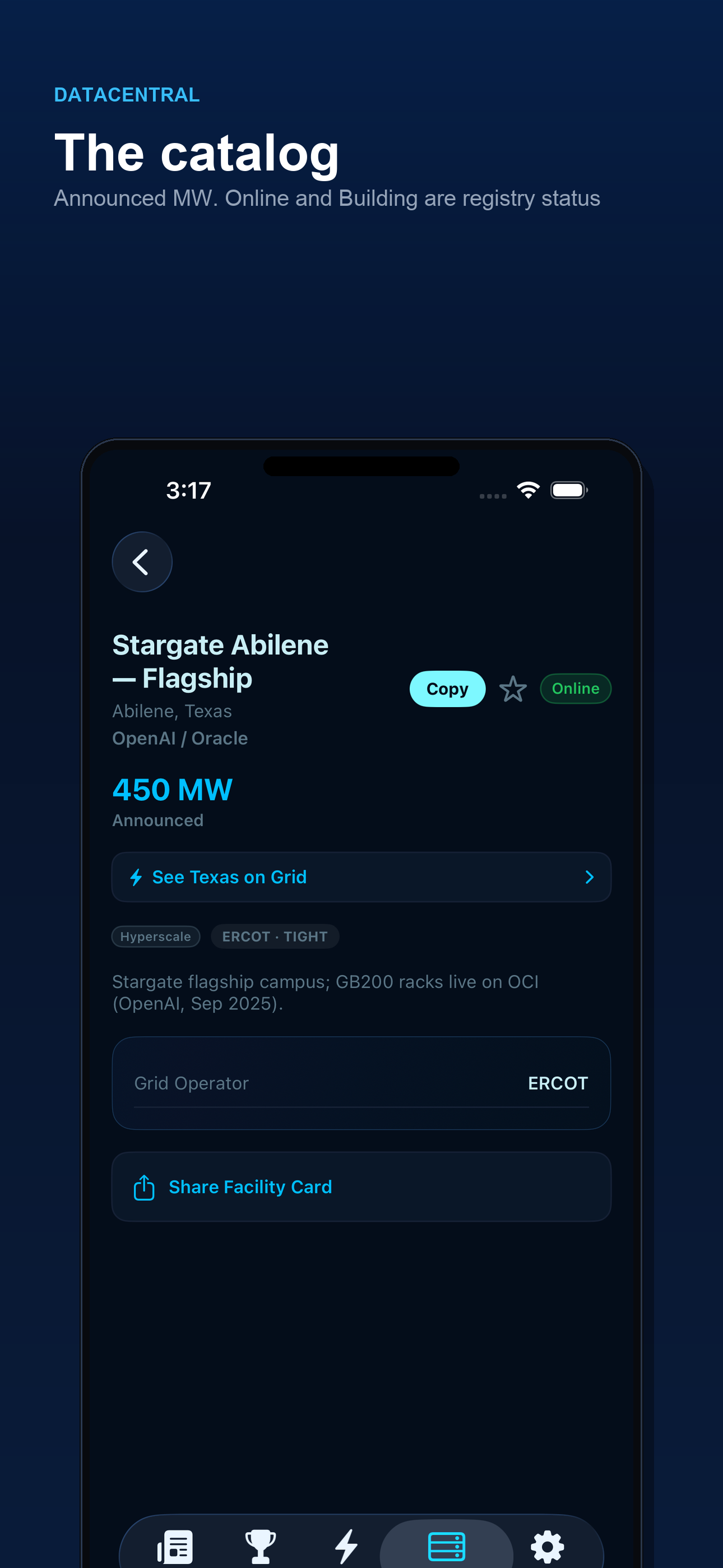 DataCentral screenshot 5