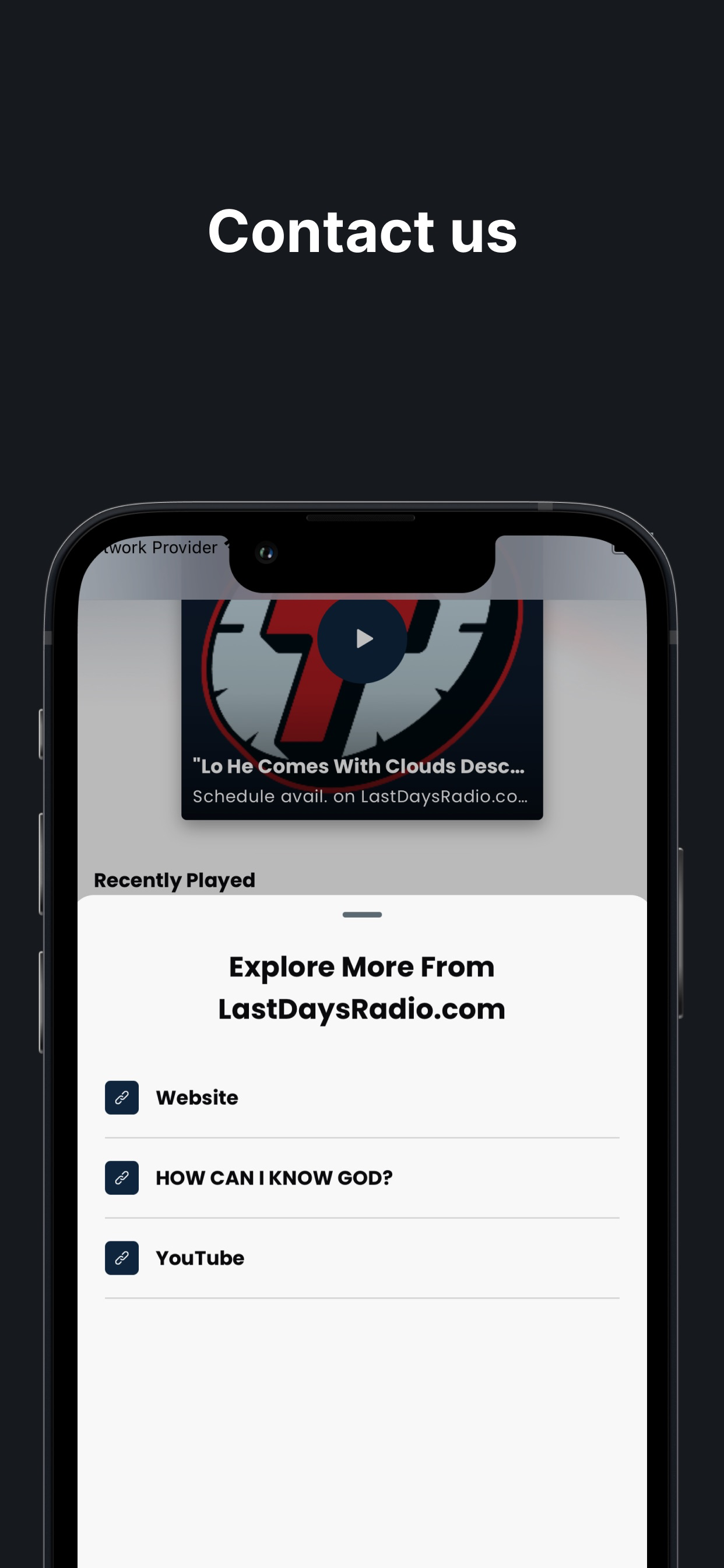 LastDaysRadio.com screenshot 3
