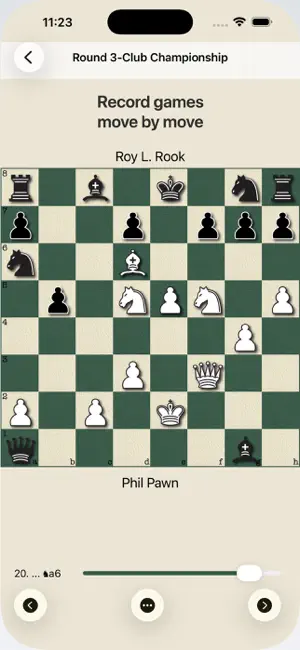 Chess Score Pad screenshot 1