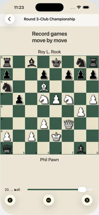 Chess Score Pad screenshot 1