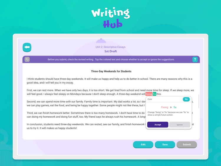 Writing Hub screenshot-3