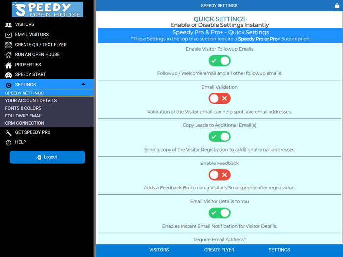 OPEN HOUSE SPEEDY OPEN HOUSE