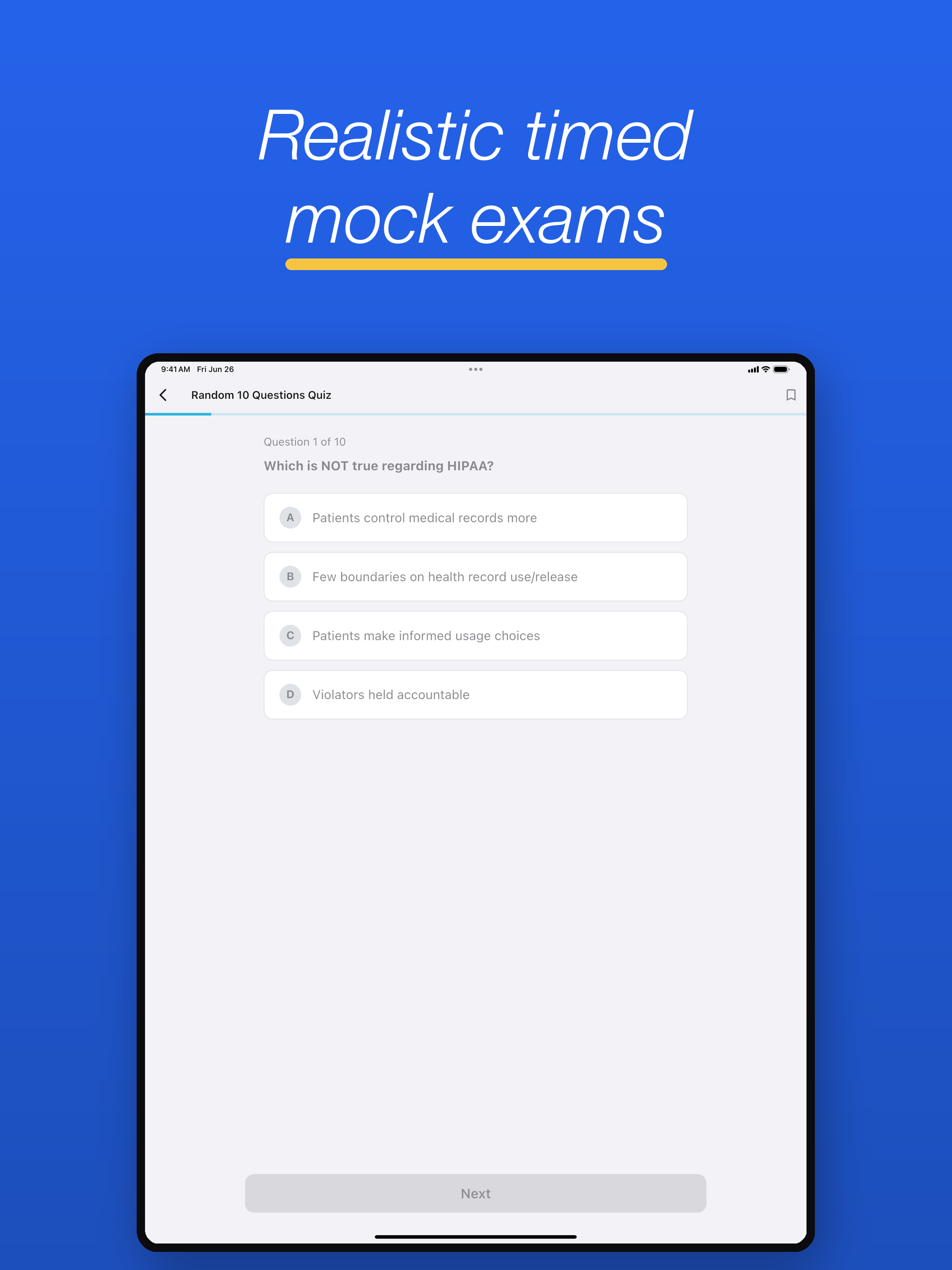 Medical Assistant Prep Exam screenshot 10