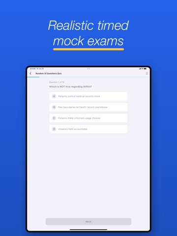 Medical Assistant Prep Exam iPad screenshot