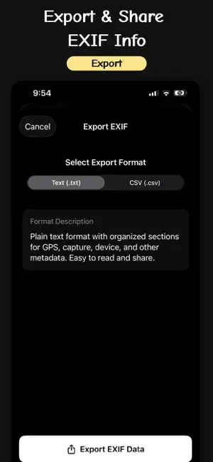 PixInfo: Exif Metadata Viewer screenshot 2
