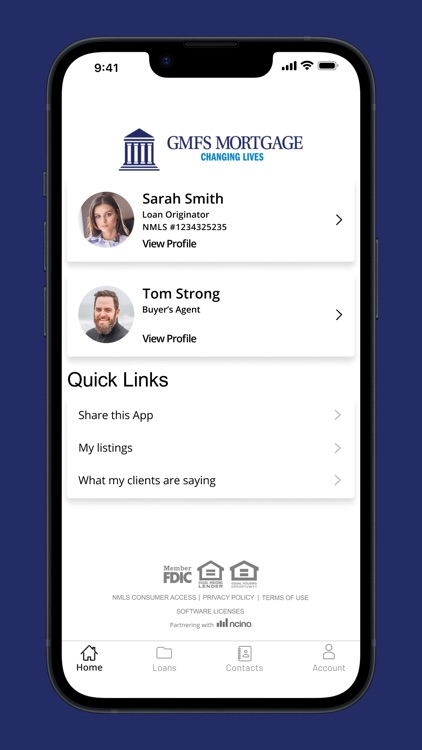 GMFS Mortgage App