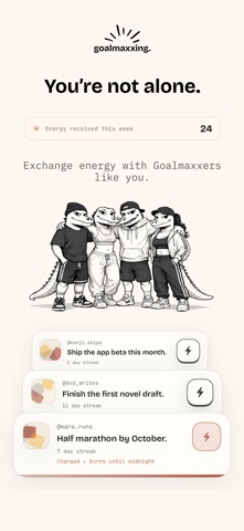 goalmaxxing: AI Goal Coach screenshot