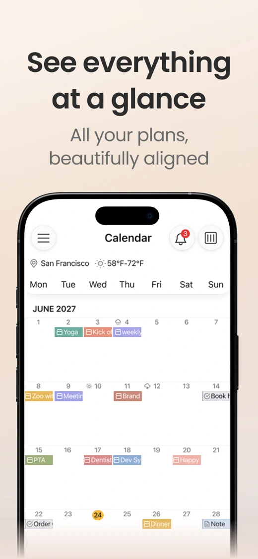 24me: Calendar・Planner & To Do screenshot 3
