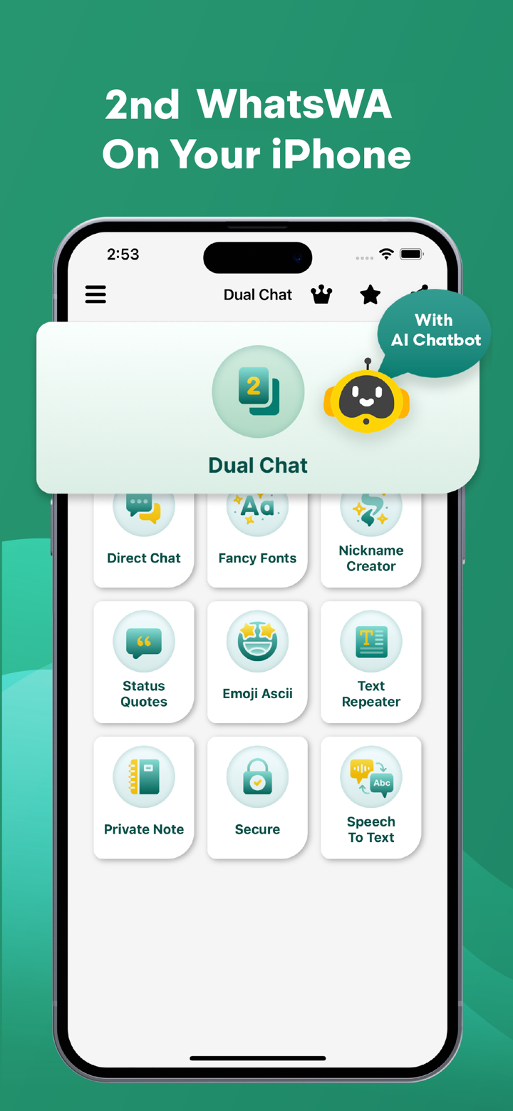 Dual WA: Whats Web Messenger screenshot 1