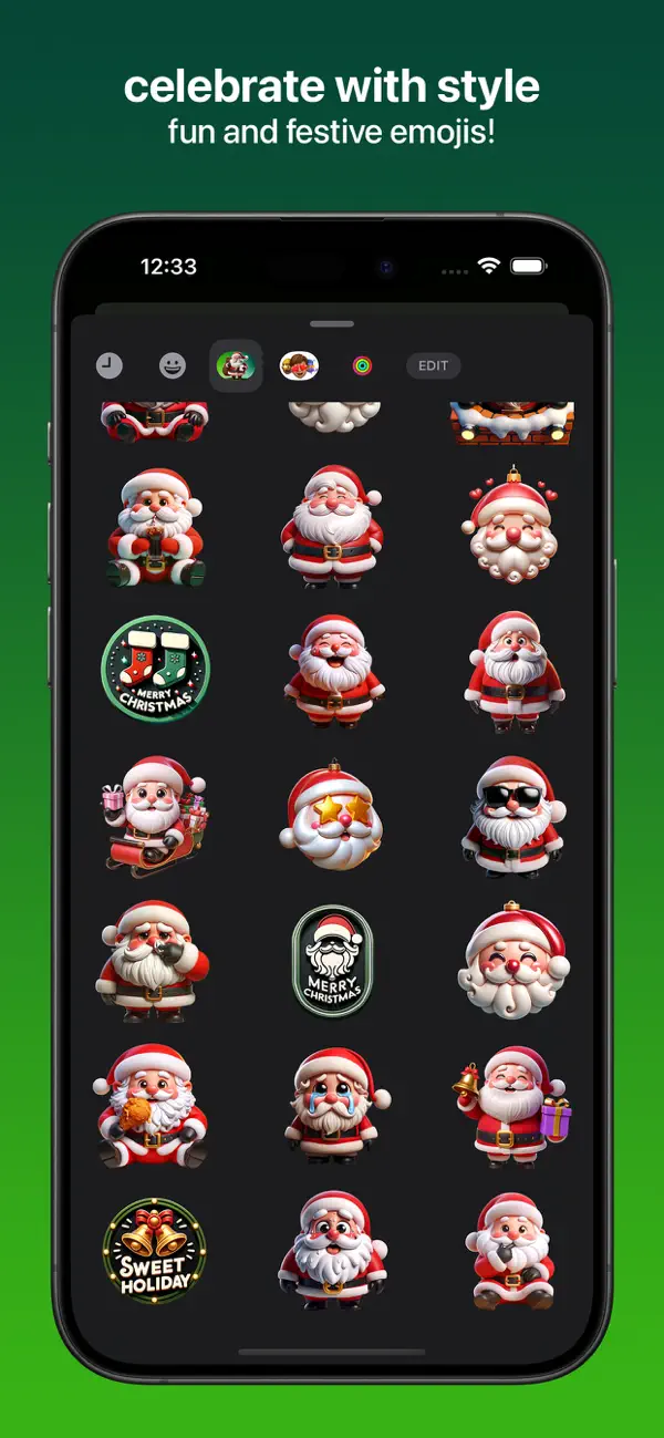 Santa Claus Emojis Screenshot 4
