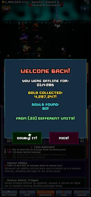 Novivors Monsters Idle AFK RPG screenshot 2