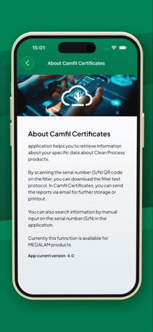 Camfil Certificates Screenshot 5 of 5