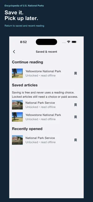 National Parks Encyclopedia screenshot 4