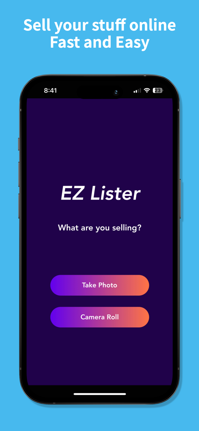 List for sale with EZ Lister