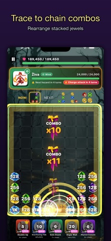 Drop Merge Quest: Puzzle RPG Screenshot 1 of 5