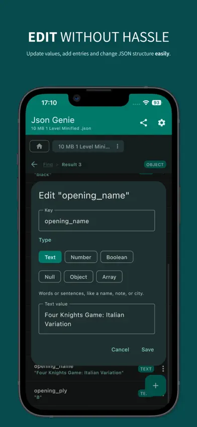 Json Genie: JSON Editor/Viewer screenshot 3