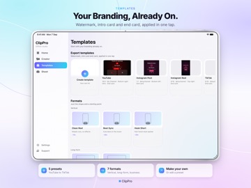 ClipPro: Video & Photo Editor iPad screenshot