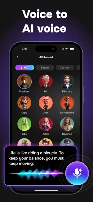 Voices Ai: Voice changer plus screenshot 3