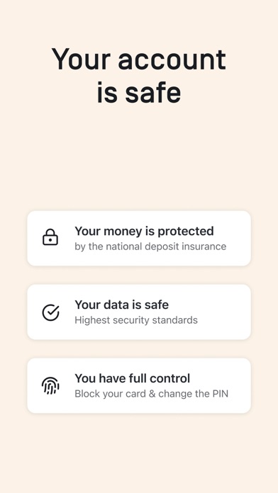 Tomorrow – Mobile Banking Screenshot