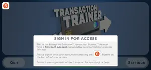 Transaction Trainer Enterprise screenshot 1