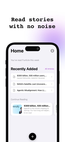 Scroll - Read Later Screenshot 1 of 3