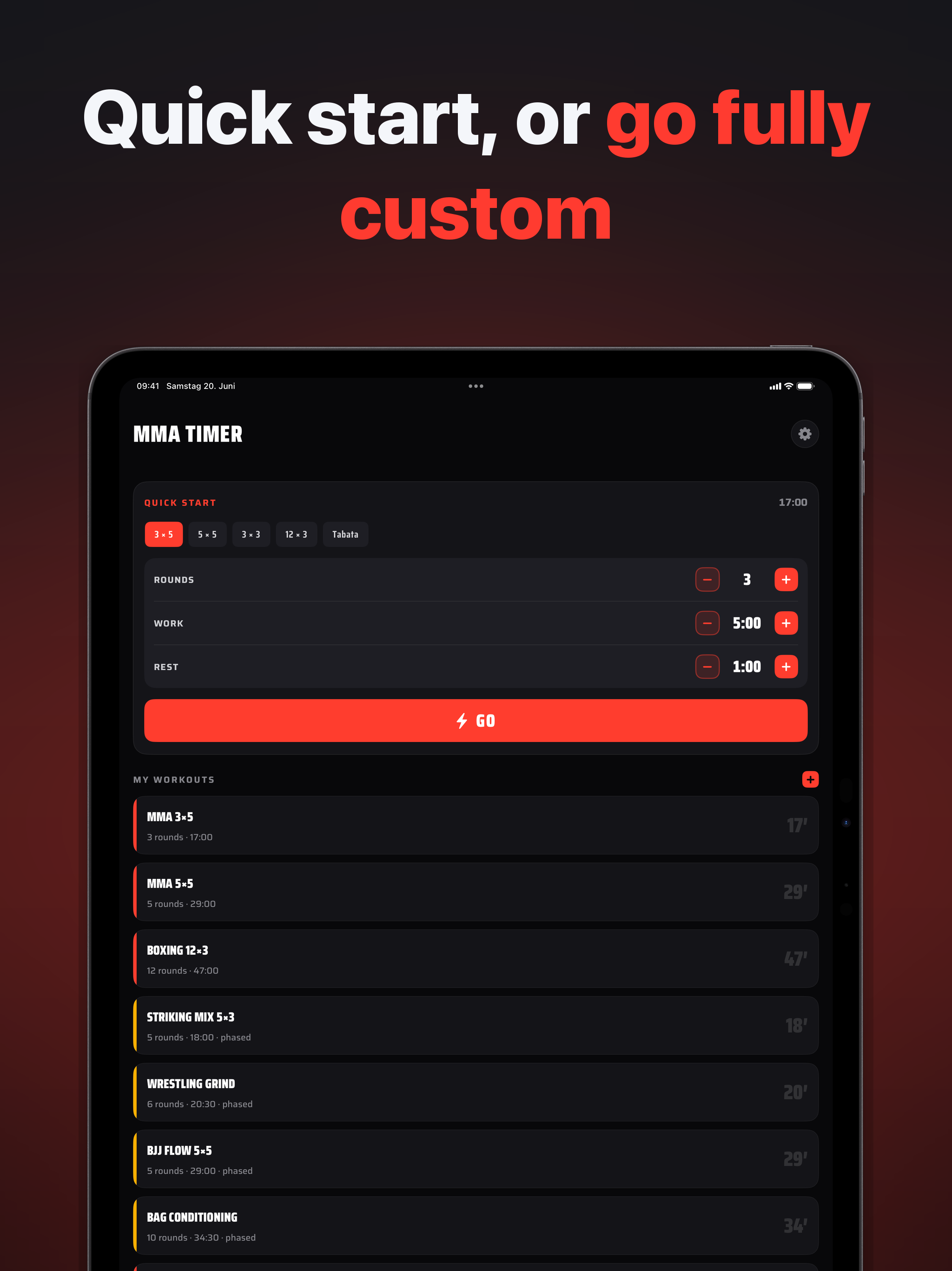 MMA Round Timer