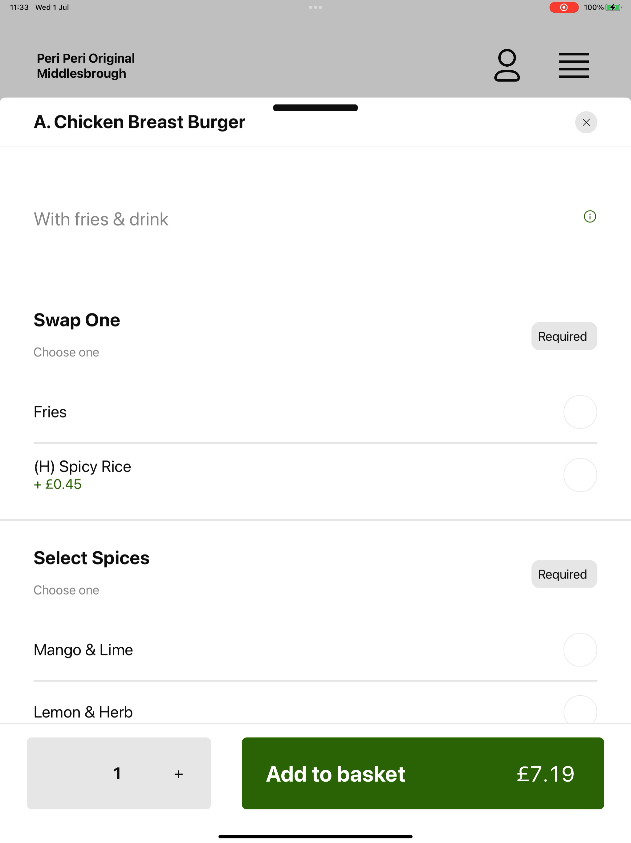 Peri Peri Middlesbrough UK screenshot 7
