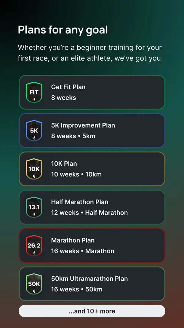 Runna: Lauftrainer & Coach Screenshot 3