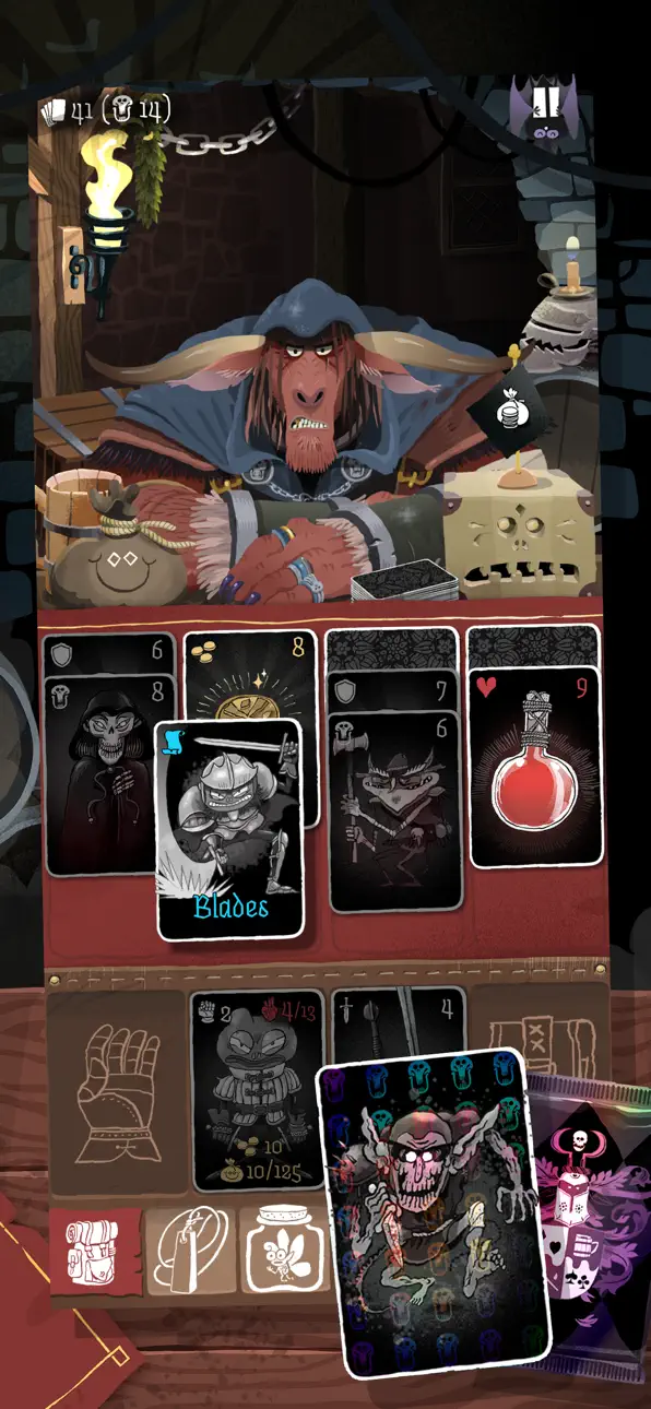 Card Crawl 2 iOS Mod IPA screenshot 1 - iOS game interface